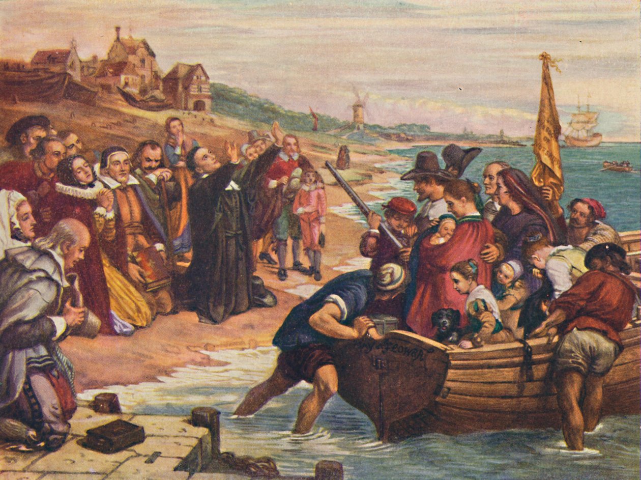 Pilgrimsfedrene, 1916 av Unbekannt