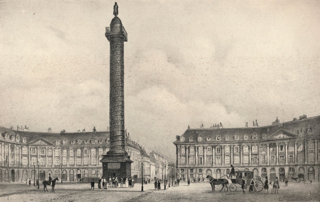 The Place Vendome Column, 1915 av Unbekannt