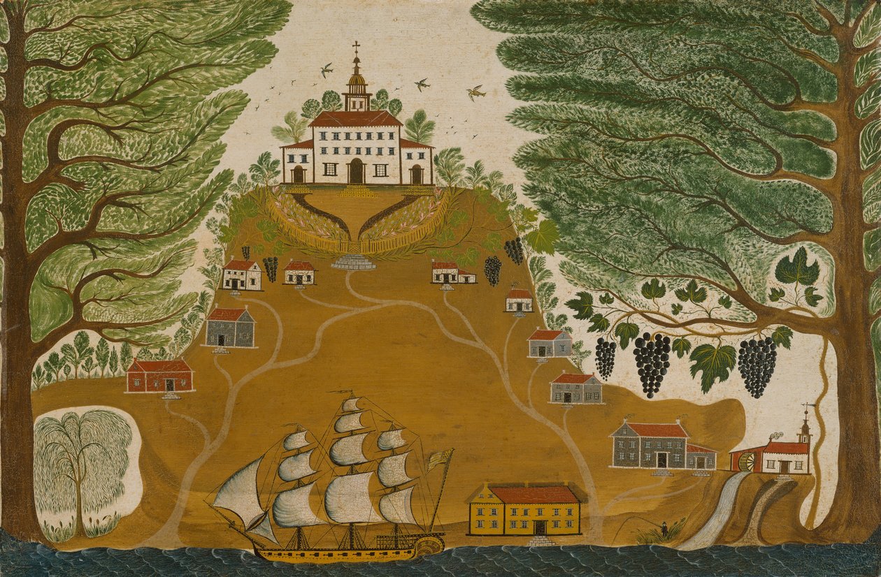 Plantasjen, ca. 1825. av Unbekannt