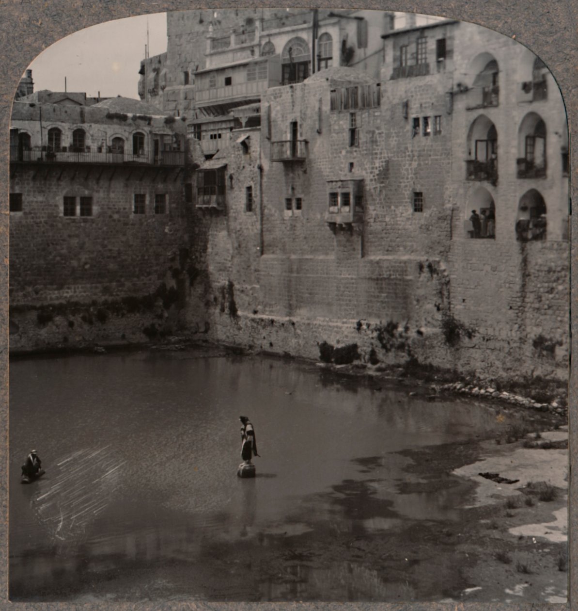 The Pool of Hezekiah, Jerusalem, ca 1900 av Unbekannt