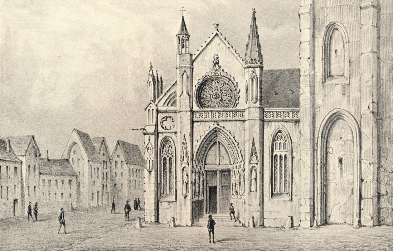 Portalen til kirken St Jacques la Boucherie, 1915 av Unbekannt