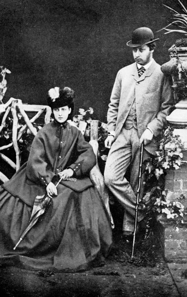 Prinsen og prinsessen av Wales, 1800-tallet 1910 av Unbekannt