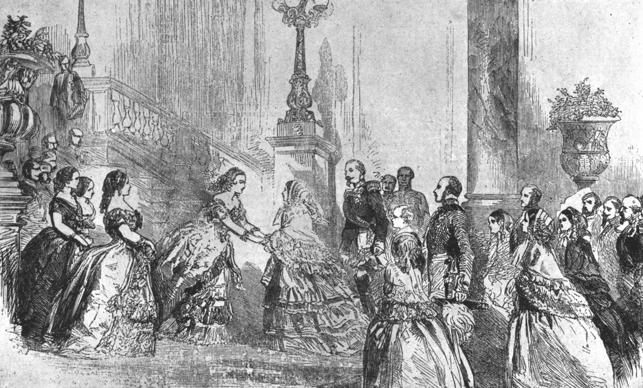 Prinsen av Wales første besøk i Frankrike, 1855..., 1901. av Unbekannt