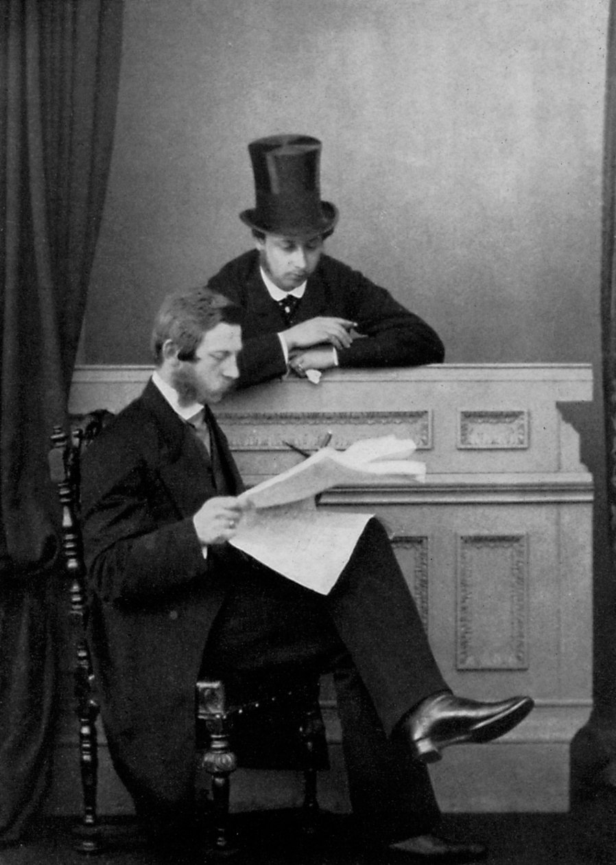 Prinsen av Wales og kronprins Frederick William av Preussen, Windsor, 1863 1964 av Unbekannt