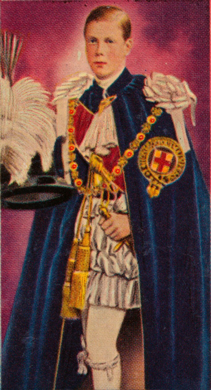 Prinsen av Wales ved sin investering som Ridder av strømpebåndet, 1911 1935 av Unbekannt