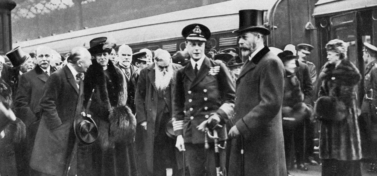 Prinsen av Wales på vei til Australia, 1920 av Unbekannt