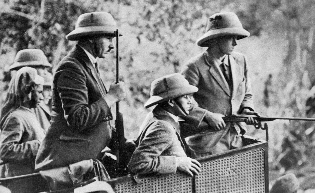 Prince of Wales tigerskyting i Nepal, Indian Tour, 1921 av Unbekannt
