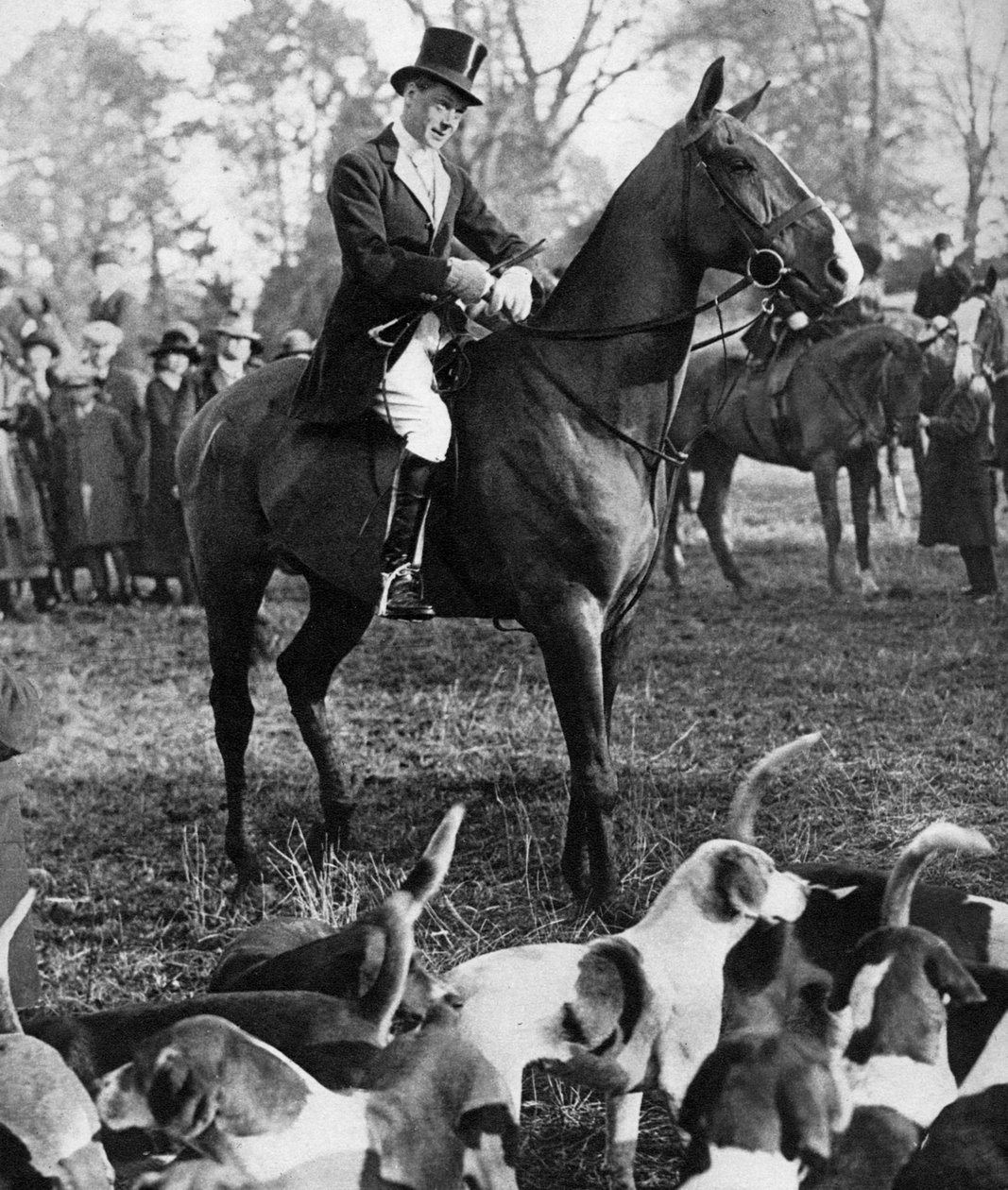 Prinsen av Wales med Beaufort-jakten, 1923 av Unbekannt