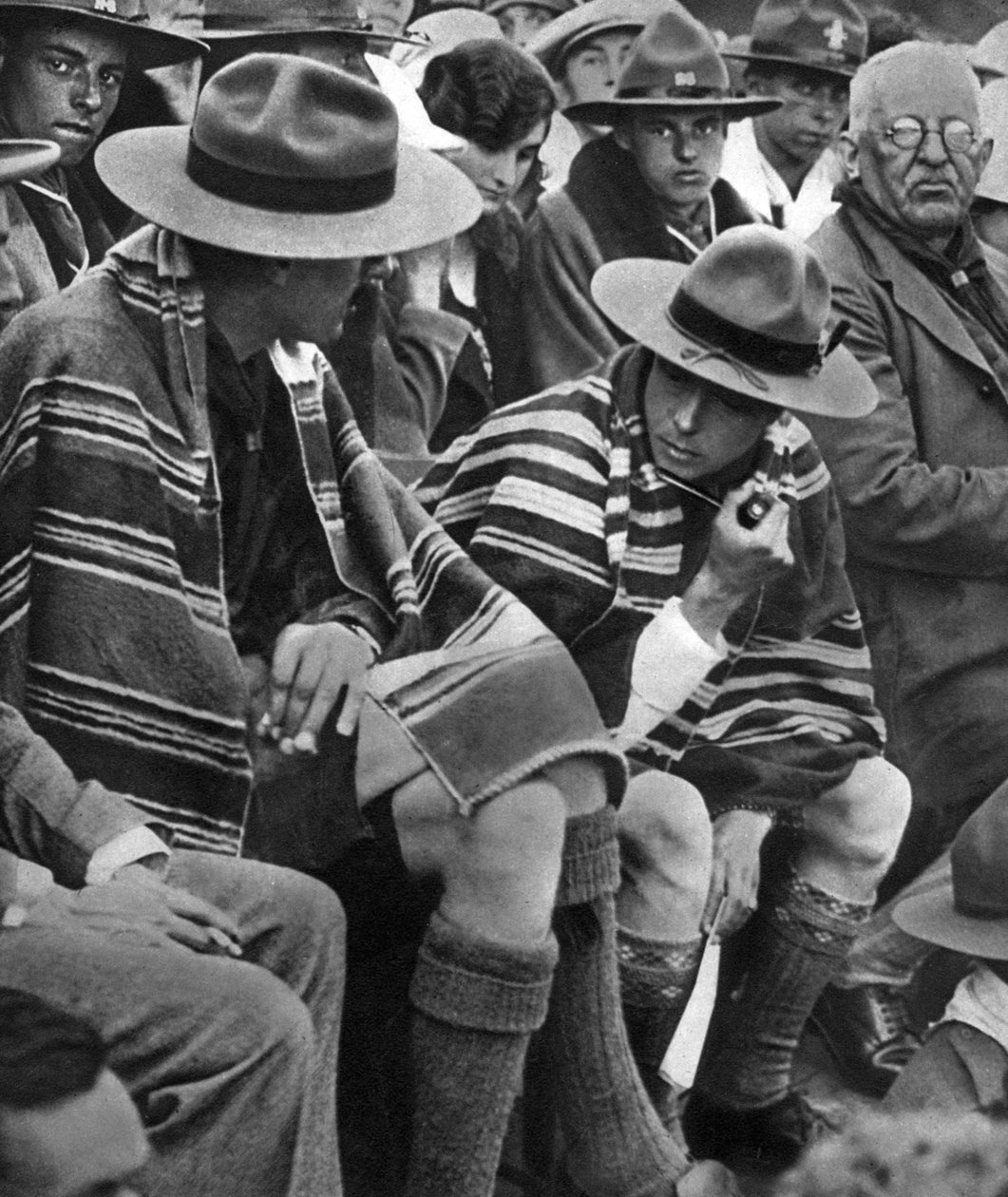 Prinsen av Wales med de walisiske speiderne, 1926 av Unbekannt
