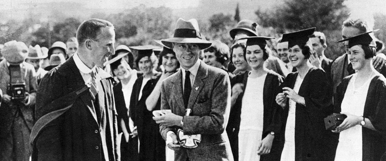 Prinsen av Wales med studenter i Grahamstown, Sør-Afrika, 1925 av Unbekannt