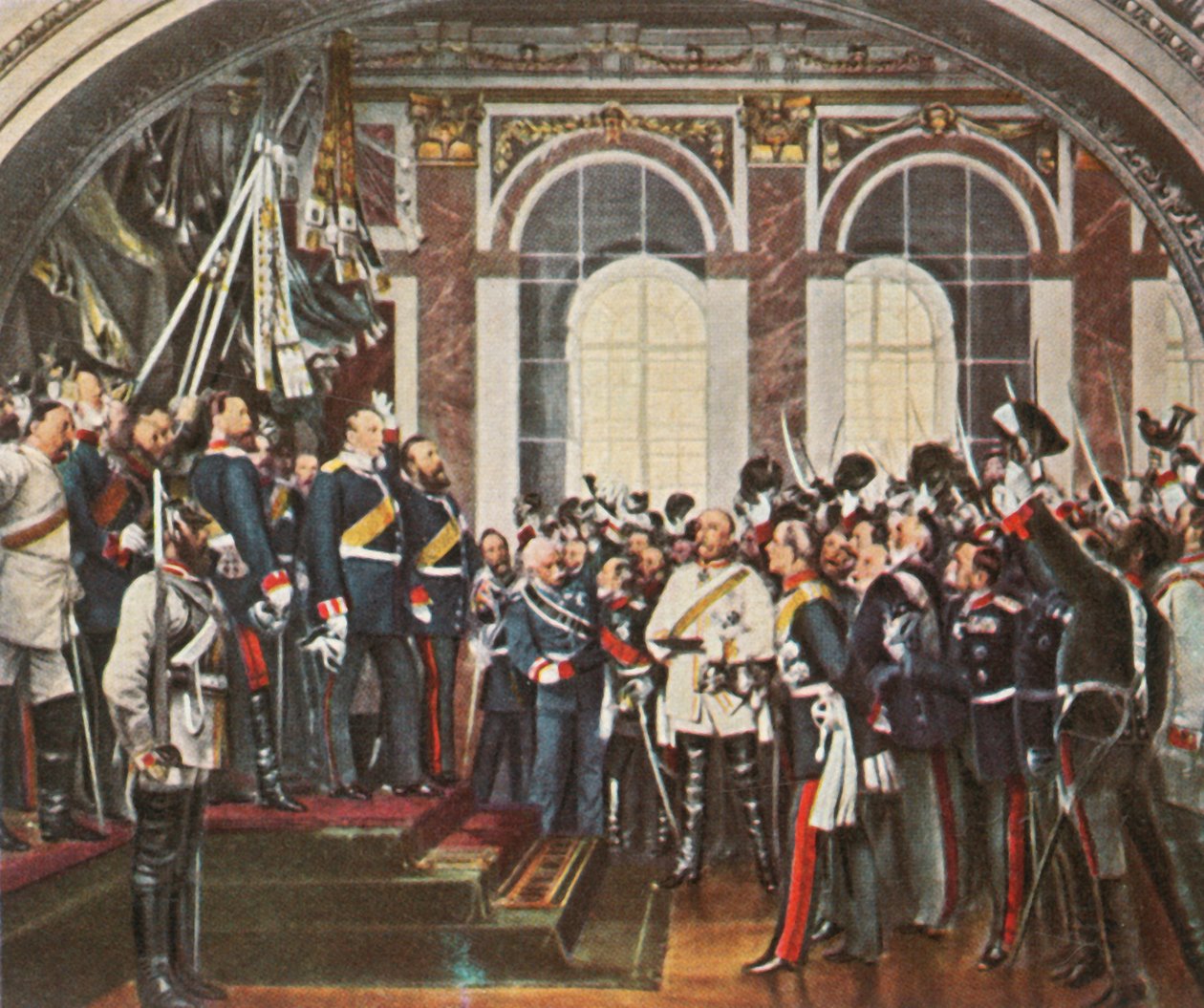 Proklamasjonen av det tyske riket i Versailles, 18. januar 1871, 1936. av Unbekannt