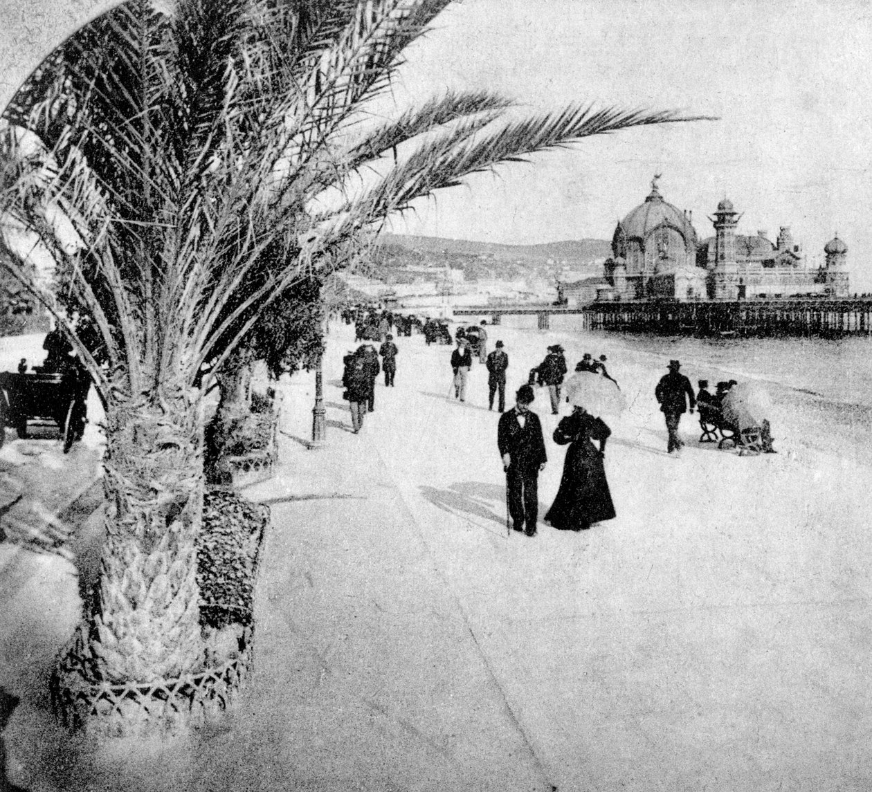 Promenade des Anglais, Nice, Frankrike, sent på 1800-tallet av Unbekannt