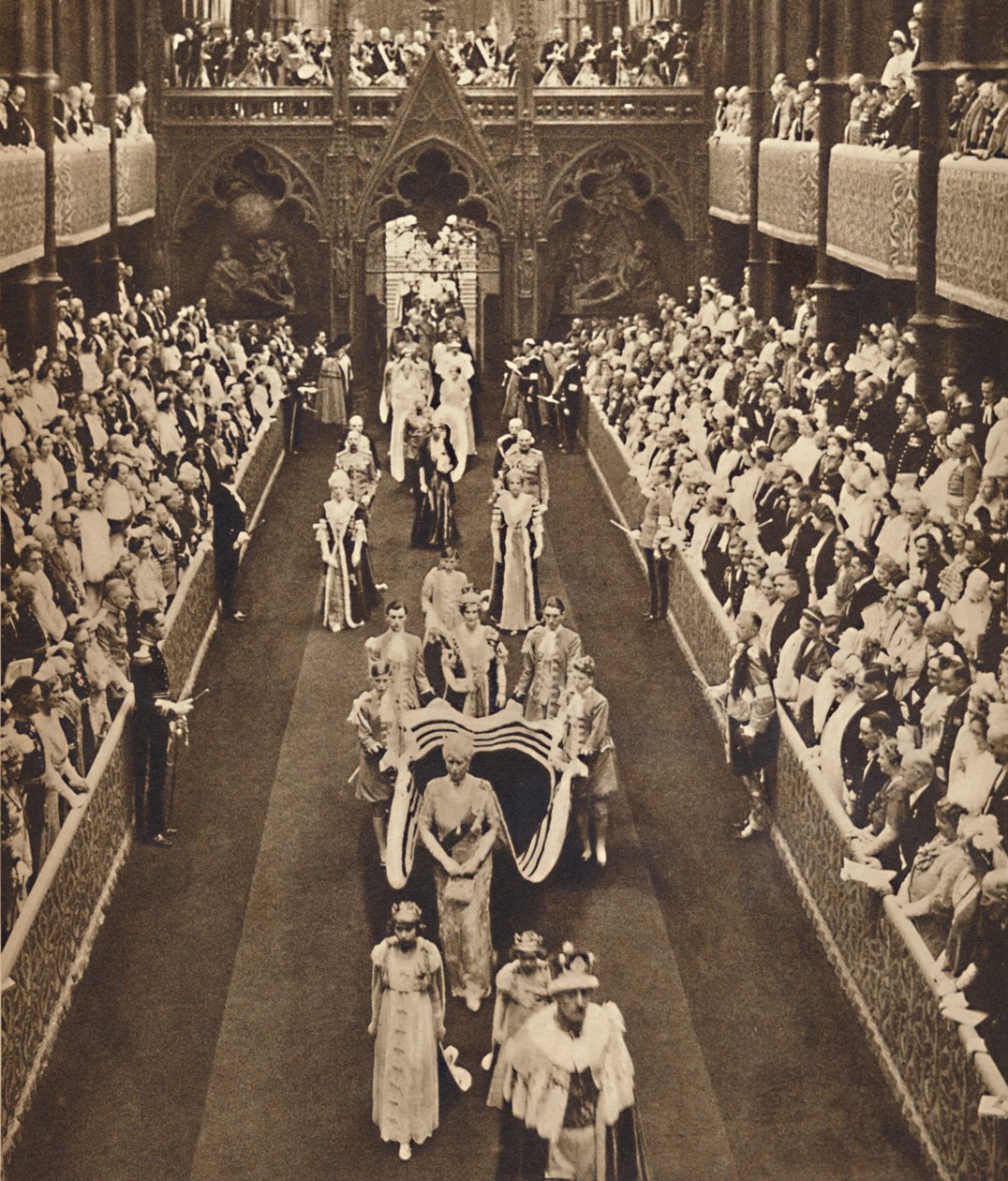 Dronningmødreprosesjonen, 12. mai 1937 av Unbekannt