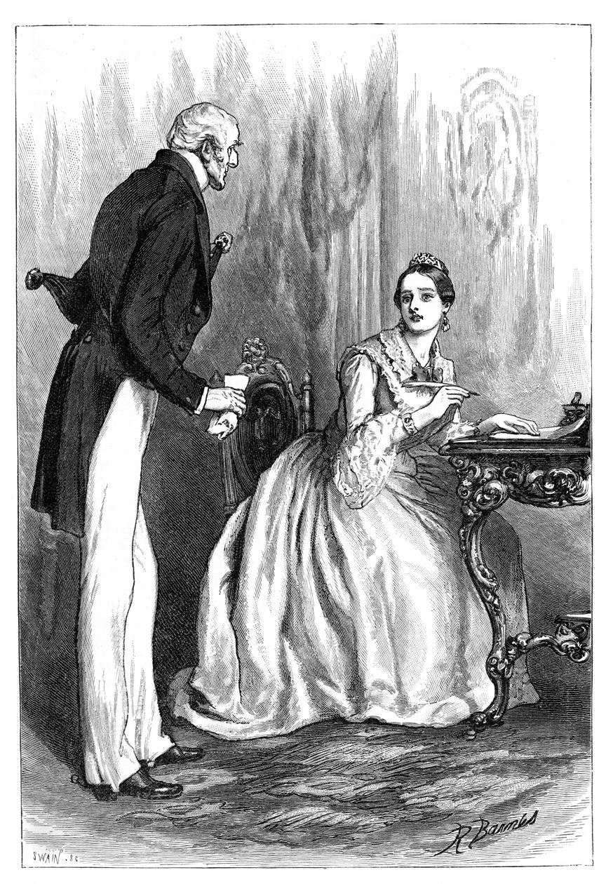 The Queen and the Deserters Death Warrant, c1850s, 1900 av Unbekannt