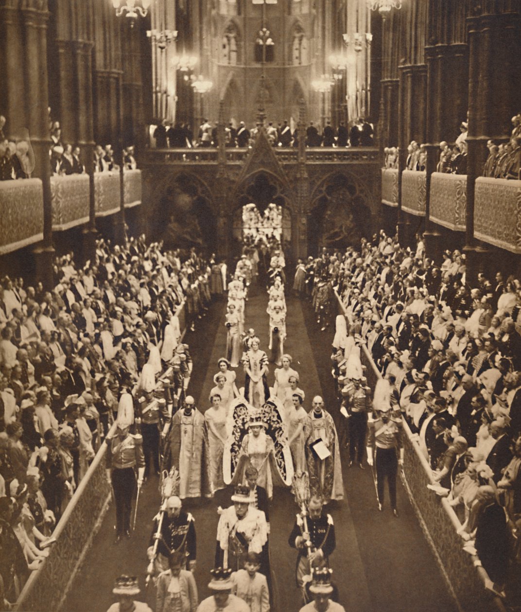 Queens Procession, 12. mai 1937 av Unbekannt