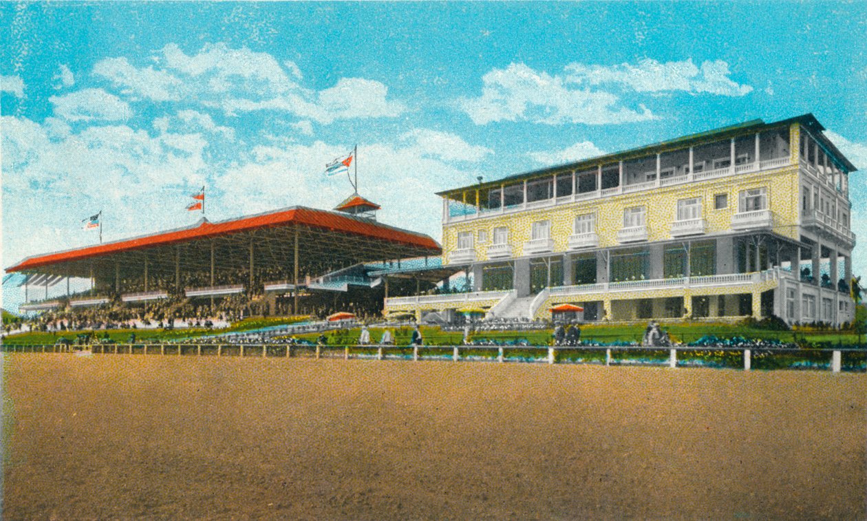 Racerbanen i Oriental Park, Havana, Cuba, c1915 av Unbekannt