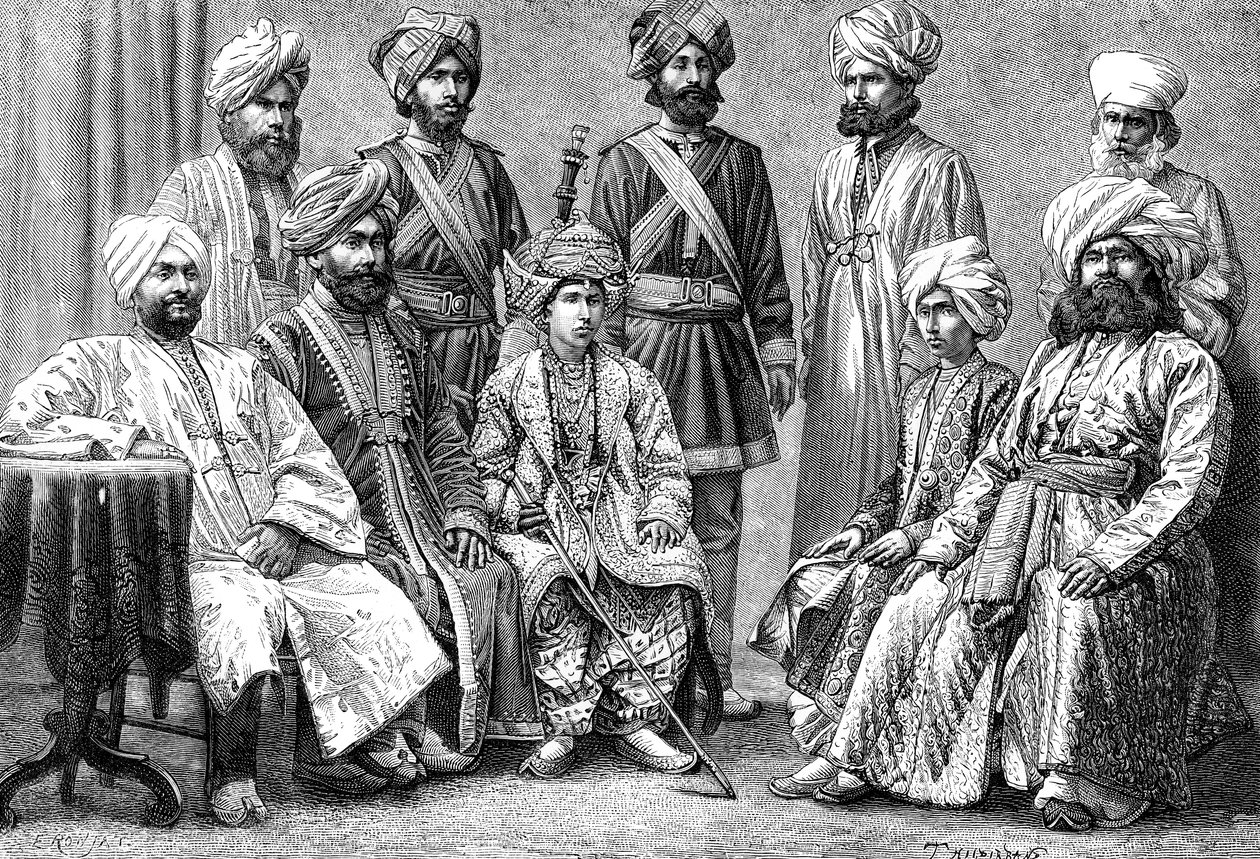 Rajaen fra Bahawalpur og hans domstol, 1895 av Unbekannt