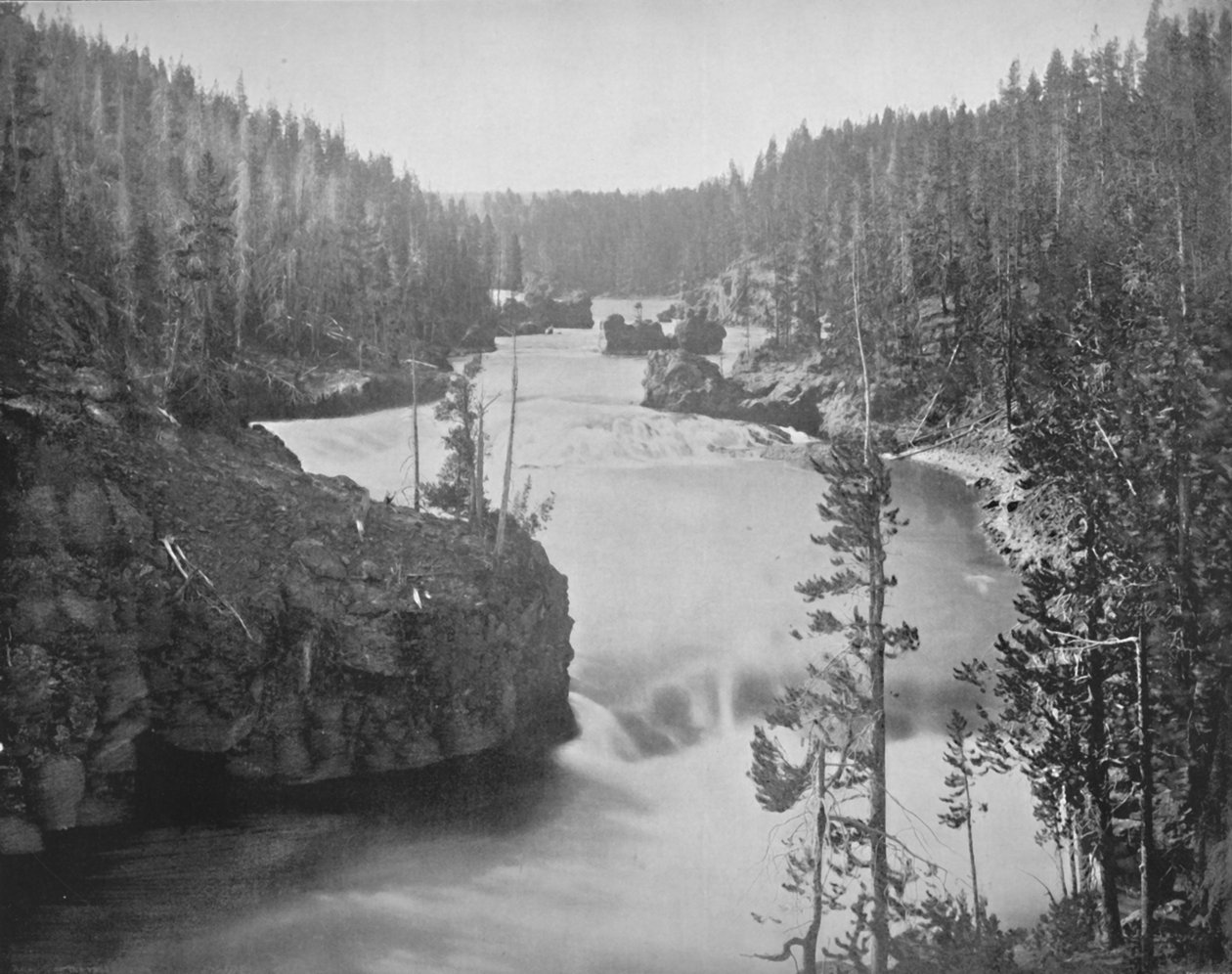 The Rapids of the Yellowstone, 1800-tallet av Unbekannt