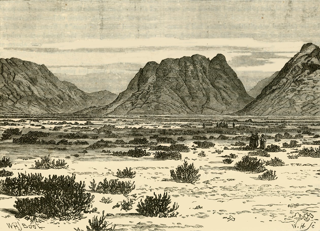 Ras Sufsafeh-fjellet Sinai, 1890. av Unbekannt