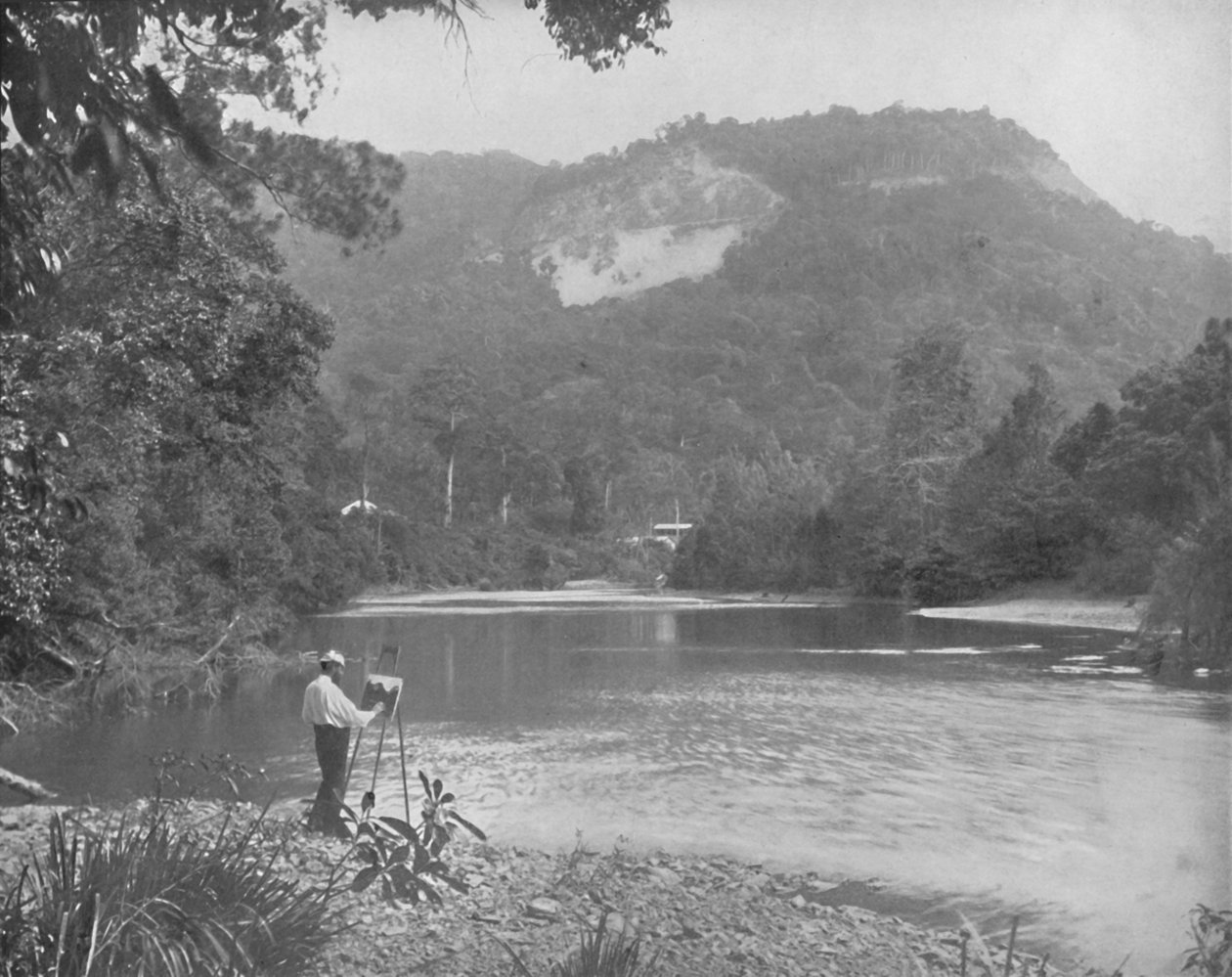 The Red Bluff, 1800-tallet av Unbekannt