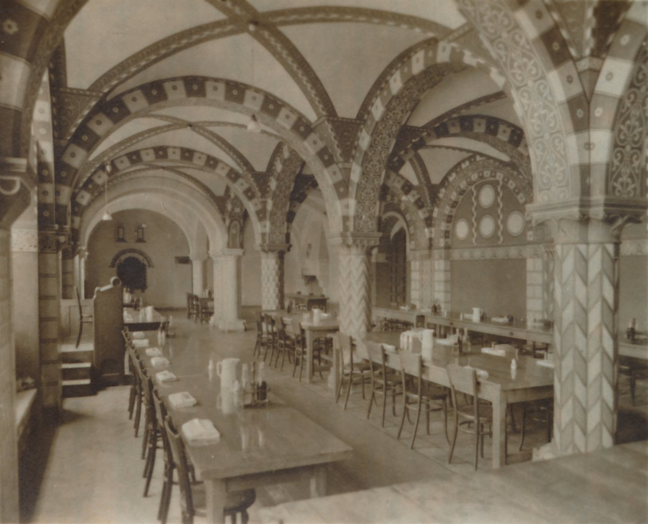 The Refectory, Buckfast Abbey, slutten av 1800-begynnelsen av 1900-tallet av Unbekannt