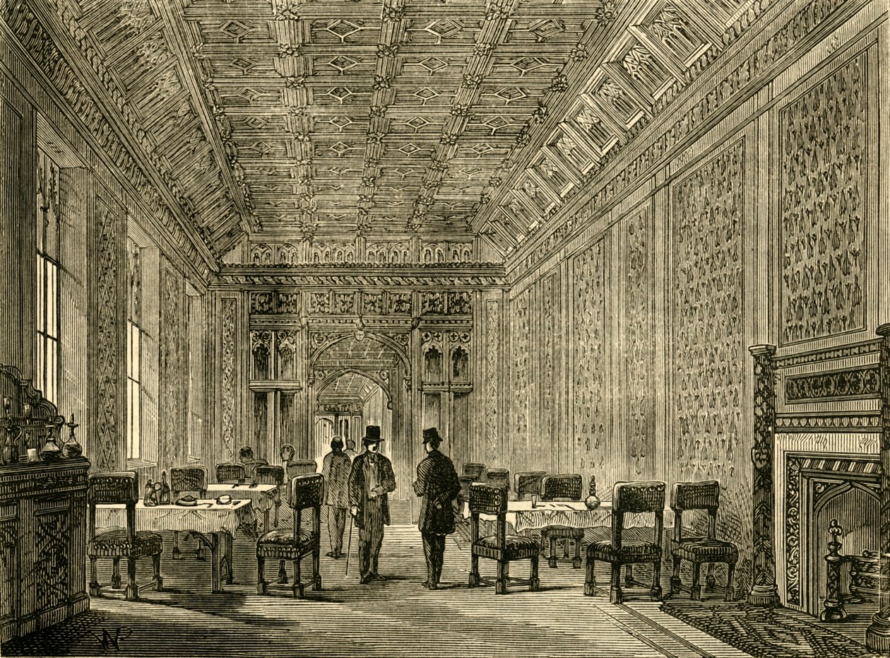 The Refreshment-Room of the House of Lords, 1881. av Unbekannt