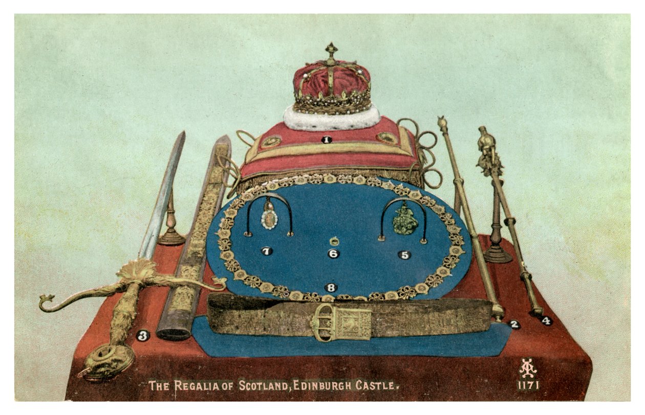 The Regalia of Scotland, Edinburgh Castle, 1800- eller 1900-tallet av Unbekannt