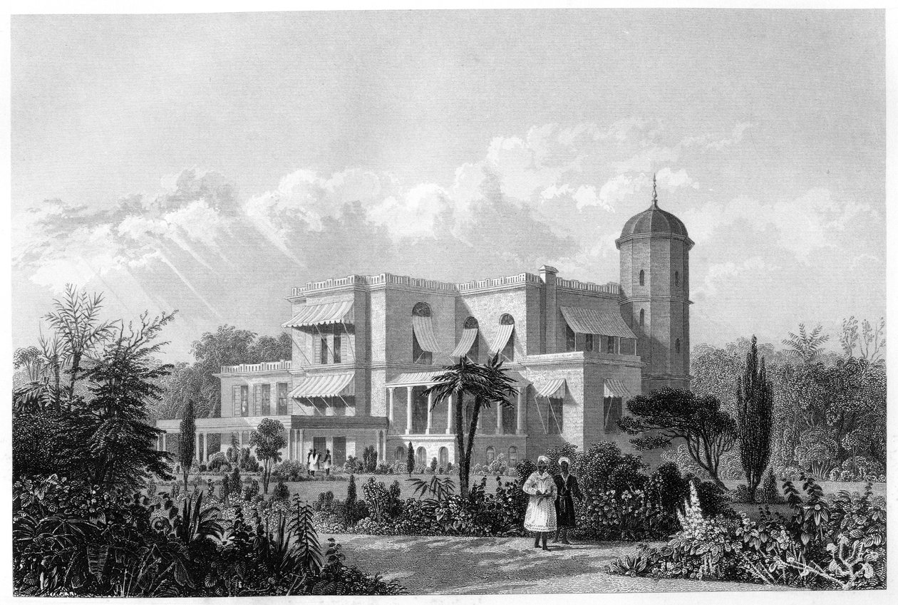 The Residency, Lucknow, India, c1860 av Unbekannt