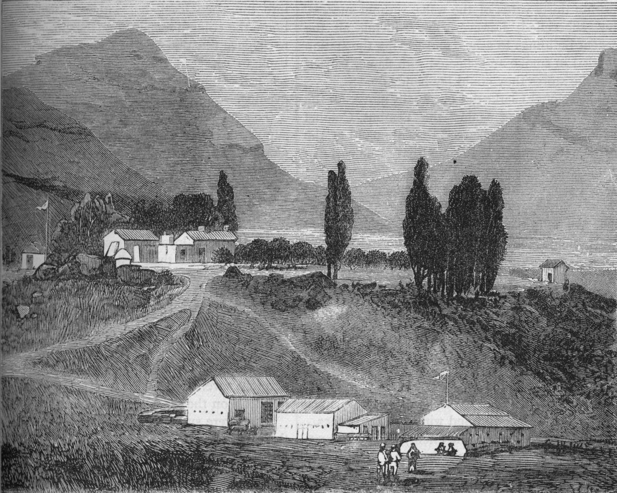 The Residency, Maseru, Basutoland, Abode of the Chief Magistrate, Commandant Griffiths, c1880 av Unbekannt