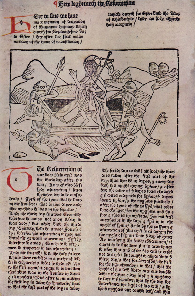 Oppstandelsen, 1483, 1947 av Unbekannt