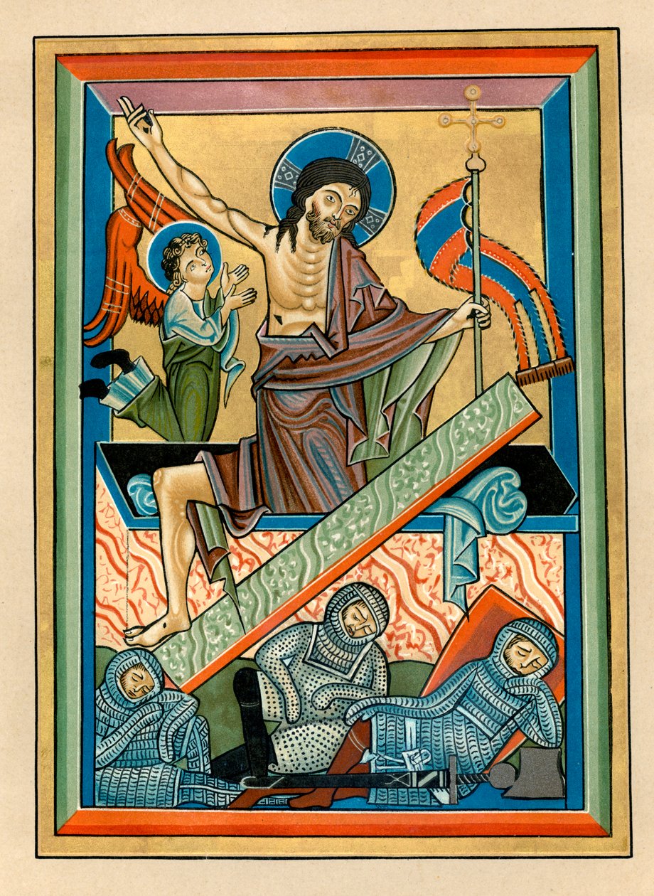 Oppstandelsen, c1240 av Unbekannt