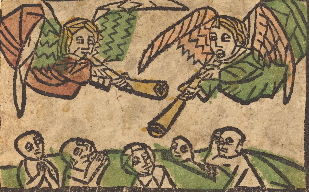 De dødes oppstandelse, ca. 14601470. av Unbekannt