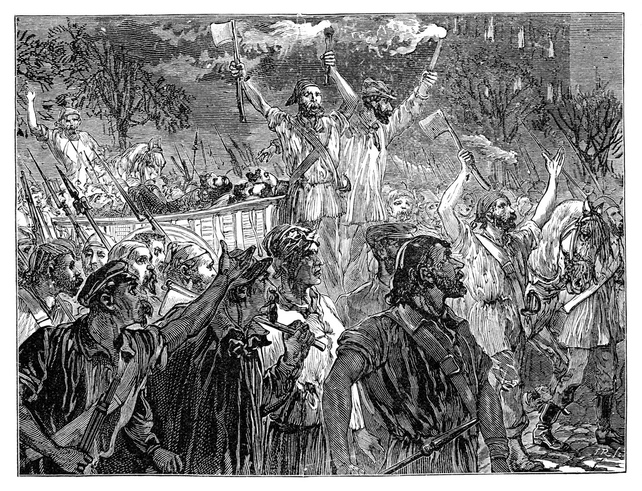 Revolusjonen i Paris, 1800-tallet, 1900 av Unbekannt
