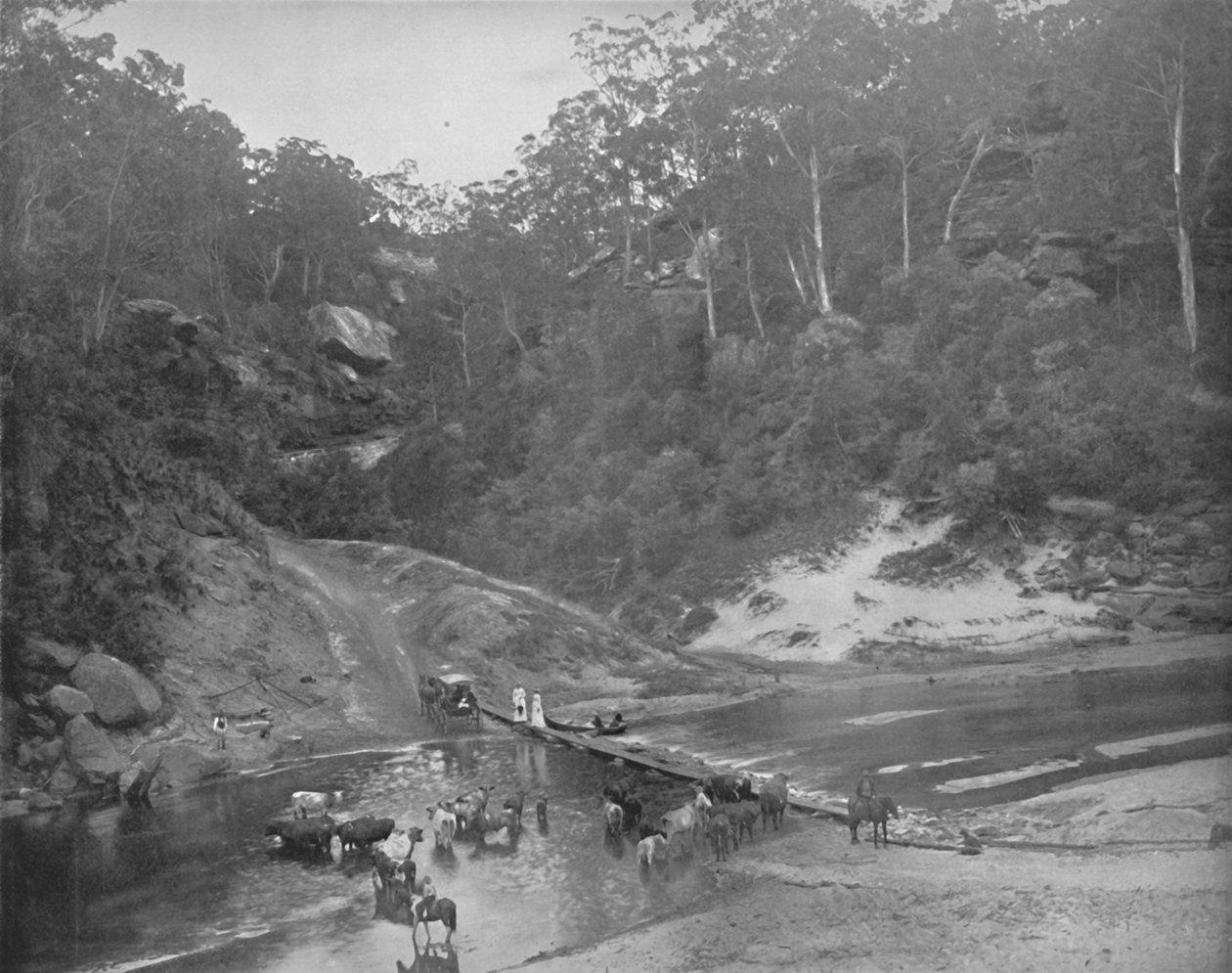 Richmond River, 1800-tallet av Unbekannt