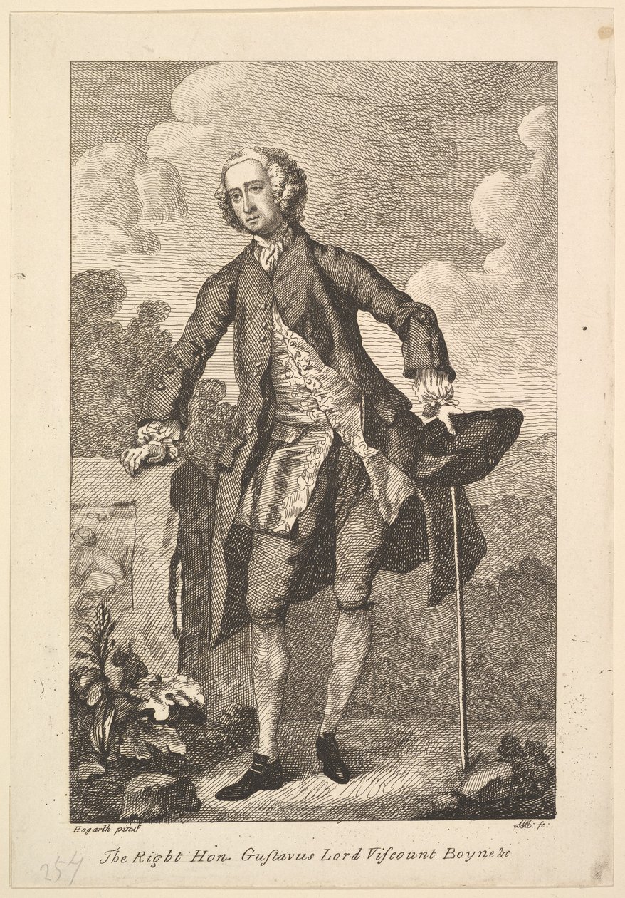 Høyre Hon. Gustavus Lord Viscount Boyne &c., 1794. av Unbekannt