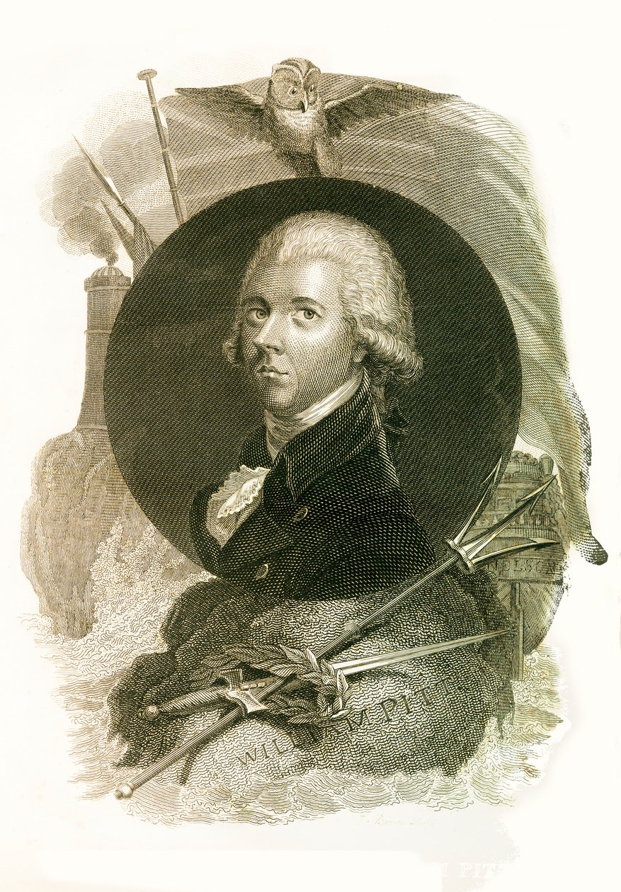The Right Honourable William Pitt, 1759-1806, 1816. av Unbekannt