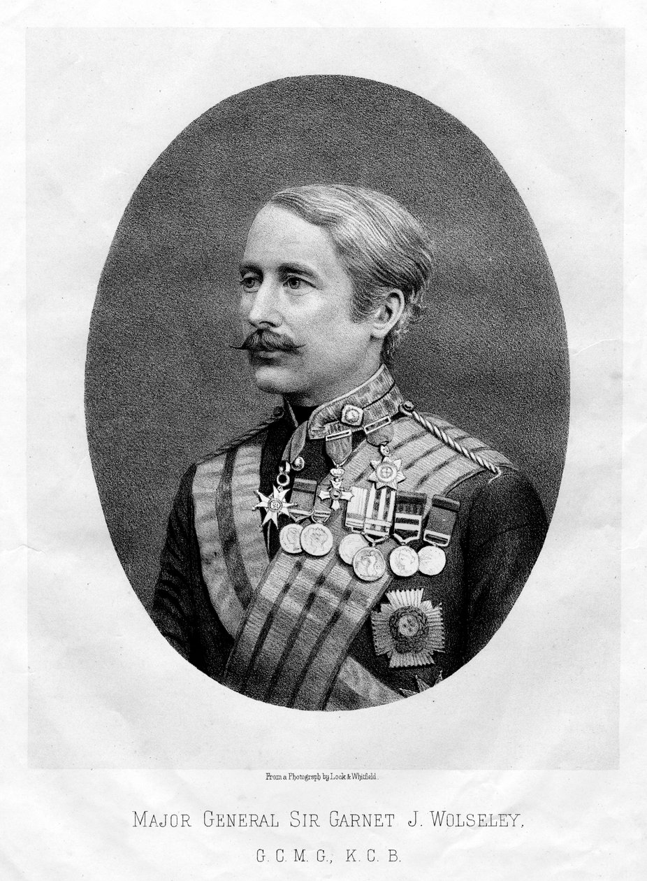The Right Honorable Garnet Joseph Wolseley, britisk feltmarskalk, 1880 av Unbekannt
