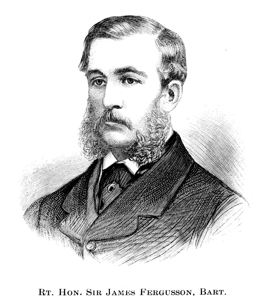 The Right Honourable Sir James Fergusson, 1886 av Unbekannt
