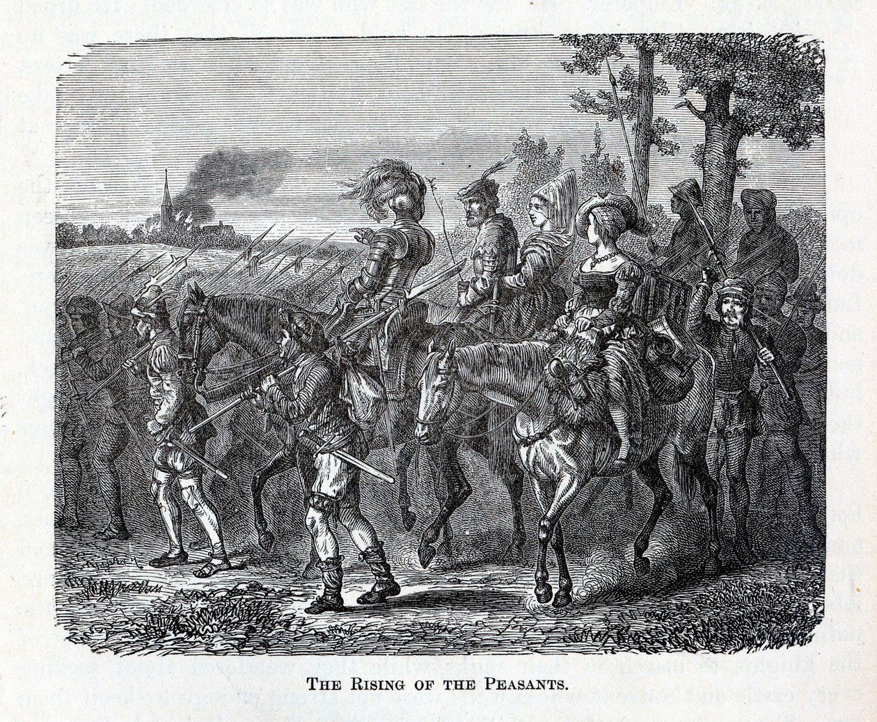 The Rising of the Peasants, 1882 av Unbekannt