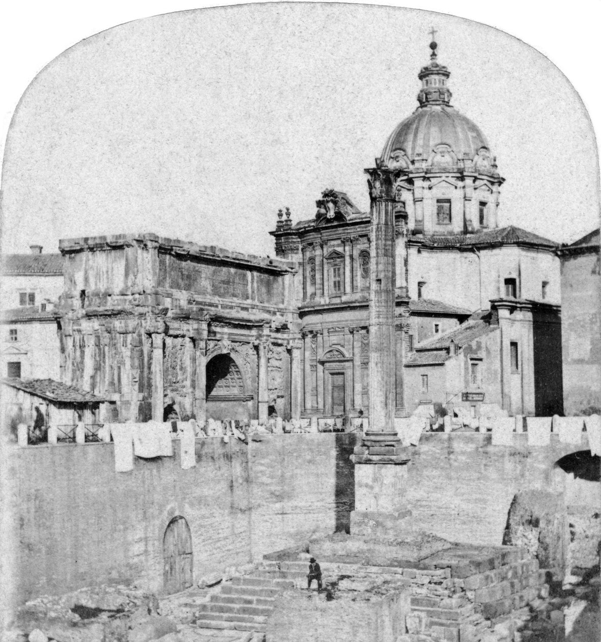 Forum Romanum, Roma, Italia, tidlig på 1900-tallet av Unbekannt
