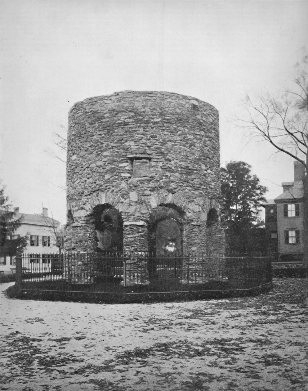 Det runde tårnet i Newport, c1892 av Unbekannt