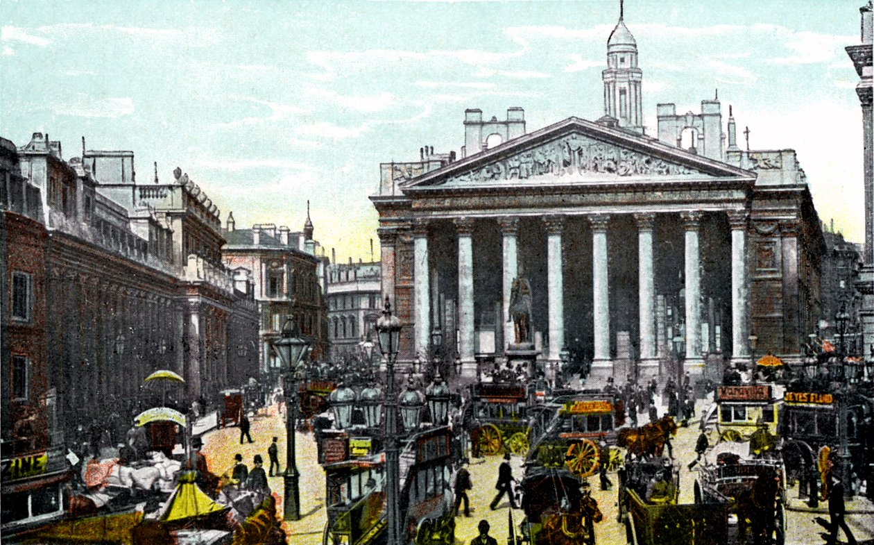 The Royal Exchange, London, 20. århundre av Unbekannt