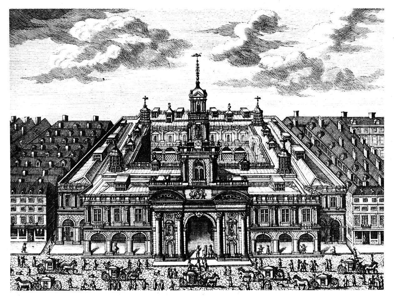The Royal Exchange, London, sent på 1600-tallet av Unbekannt