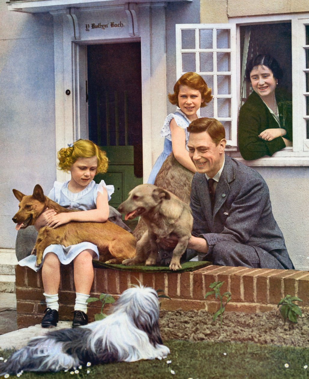 Kongefamilien i Windsor, 1930-tallet av Unbekannt