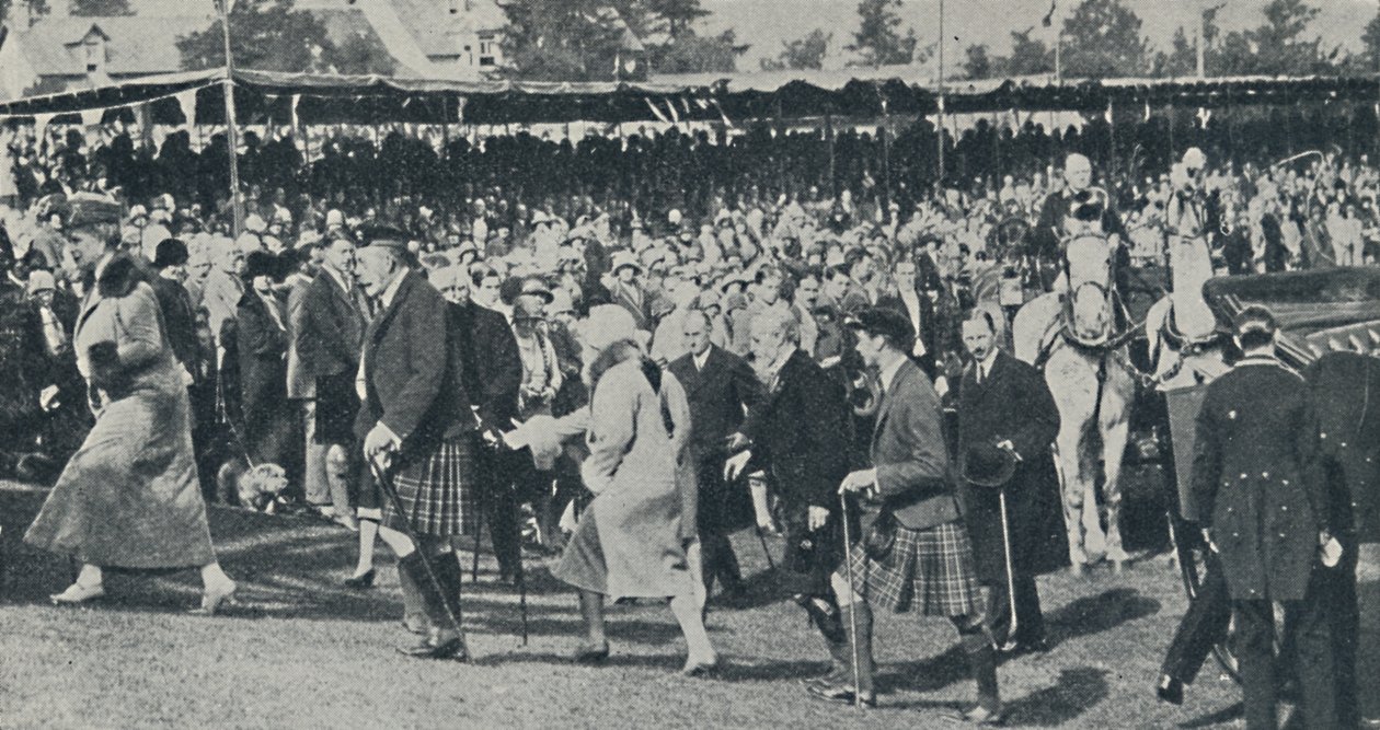 Kongefamilien i Skottland, c1930, 1937. av Unbekannt