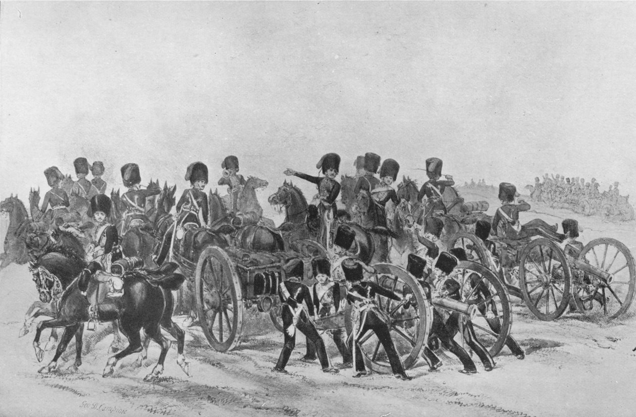 The Royal Horse Artillery, 1846 1909 av Unbekannt