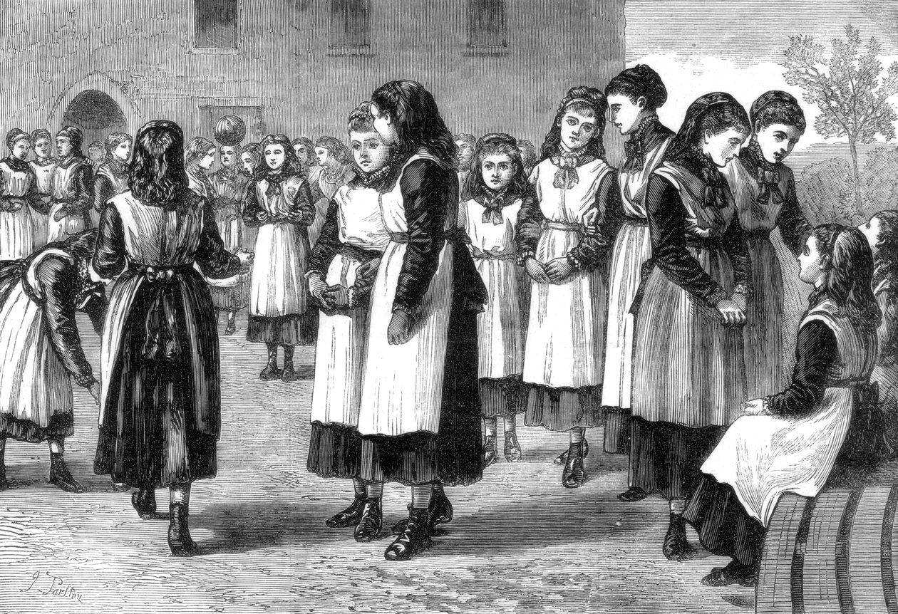 The Royal Masonic School for girls, St Johns Hill, Battersea Rise, London, 1875 av Unbekannt