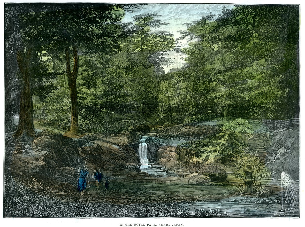 The Royal Park, Tokyo, Japan, 1889 av Unbekannt