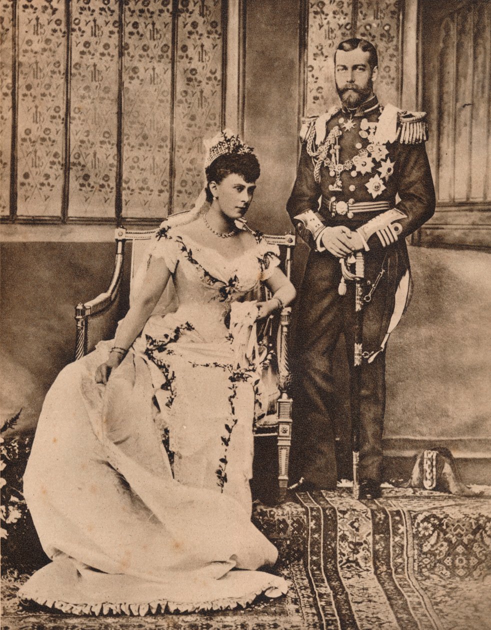 Det kongelige bryllup, 1893 1935 av Unbekannt