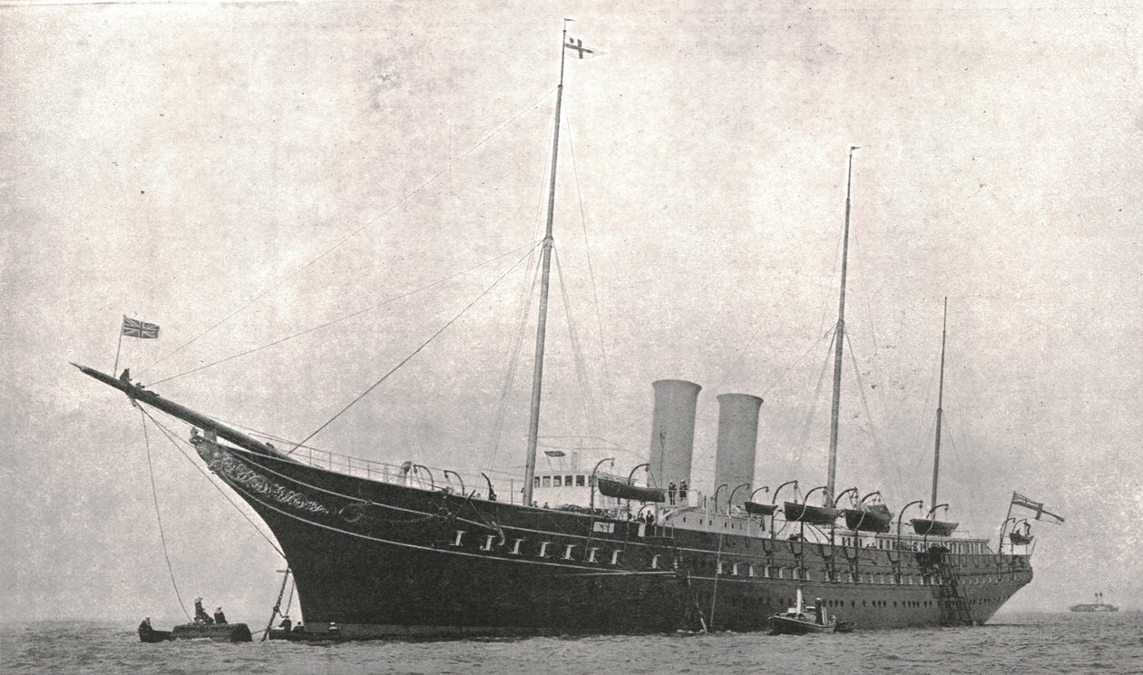 Royal Yacht forlater Cowes, Isle of Wight, 6. august 1902. av Unbekannt